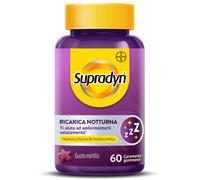 Supradyn Ricarica Notturna Melatonina Per Dormire con Vitamina B6 Passiflora e