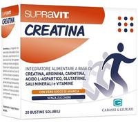 Supravit Creatina Integratore Alimentare per Ridotto Apporto con la Dieta 20 bustine