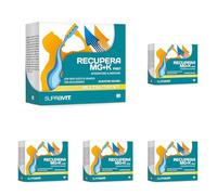 Supravit Magnesio e Potassio, Sali Minerali per Recupero Energia, Sostegno, Caldo e Affaticamento, MG-K, 20 Bustine, Supporto Energetico, Forza e Resistenza, Sciogliere in Acqua (Confezione da 5)