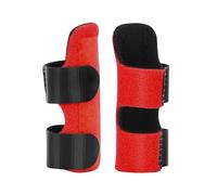 supregear 2 Pezzi Stecche per le Dita, Regolabile, Fissa Riabilitazione Dita, Per Allevia il Dolore, Tendinite, Artrite, Slogato, Rotto, Frattura per Indice/Medio/Anulare/Mignolo, Rosso