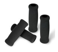 supregear 4PK Impugnature per Bastoni, Maniglie in Schiuma di Ricambio per Bastoni Offset e da Passeggio, Copri Maniglie Antiscivolo per Manubri, 4,53 x 0,8 x 0,8 Pollici/11 x 2 x 2 cm, Nero