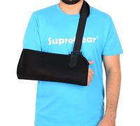 supregear Imbracatura per Braccio, Regolabile Immobilizzatore per Spalla in Rete, Polsino Rotatori, Fasciatura per Lesioni Alla, Ossa Rotte Fratturate Supporto per Braccio Sinistro/Destro