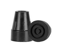 supregear Puntali in Gomma, 19 mm Gommini per Stampelle e Bastoni, Base Extra Larga, 2 Confezione, Nero