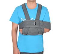 supregear Reggibraccio Tutore Braccio Supporto Spalle, Comodo Regolabile Immobilizzatore Braccio Spalla Sling Swathe Traspirante Supporto Spalla per Braccio/Mano/Gomito feriti, Grigio