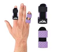 supregear Tutore Dito, 2 Pezzi Regolabile Traspirante Tutore per Dita a Scatto, Stecca Dito Mano Supporto per Raddrizzare, Proteggere e Sostenere le Dita, per Medio, Indice, Anulare, Mignolo