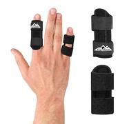 supregear Tutore Dito, 2 Pezzi Regolabile Traspirante Tutore per Dita a Scatto, Stecca Dito Mano Supporto per Raddrizzare, Proteggere e Sostenere le Dita, per Medio, Indice, Anulare, Mignolo