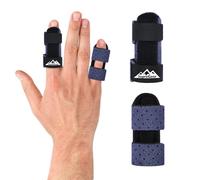 supregear Tutore Dito, 2 Pezzi Regolabile Traspirante Tutore per Dita a Scatto, Stecca Dito Mano Supporto per Raddrizzare, Proteggere e Sostenere le Dita, per Medio, Indice, Anulare, Mignolo