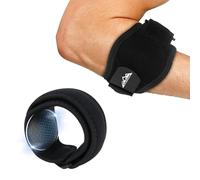 supregear Tutore per Gomito Uomo Donna, Protezione Avambraccio per Tennis e Golf, Cinturino Regolabile con Cuscinetti a Compressione, Fascia Morbida per Sport e Vita Quotidiana, Nero (1 Pezzi)