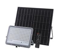 Suprema, Faretto LED da Esterno Solare, Proiettore Solare, Sensore Crepuscolare, Timer 3/5/8h, Intensità Regolabile, IP65, Telecomando Incluso (2500 LM)