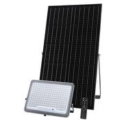 Suprema, Faretto LED da Esterno Solare, Proiettore Solare, Sensore Crepuscolare, Timer 3/5/8h, Intensità Regolabile, IP65, Telecomando Incluso (6200 LM)