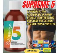 SUPREME 5 integratore recensioni perdere peso in un mese velocemente dieta detox