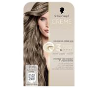 Supreme Creme, colorazione permanente per capelli, copertura 100% dei capelli bianchi, risultato di colore uniforme, 3 bonding HaptIQ System, pre siero e maschera curativa, 7.16, biondo cenere