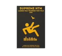 Suprême NTM - Poster su tela per camera da letto, decorazione artistica da parete, stampa artistica, stampa retrò, decorazione per la casa e la camera da letto, 50 x 75 cm, senza cornice