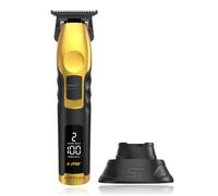 Supreme Trimmer 2Spee ST622 - Tagliacapelli e barba senza fili per uomo | Motore a 2 velocità, autonomia 180 minuti, lama regolabile a zero spazi, display digitale, oro