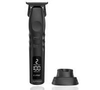 Supreme Trimmer 2Spee ST622 - Tagliacapelli e barba senza fili per uomo | Motore a 2 velocità, autonomia 180 minuti, lama regolabile Zero-Gap, display digitale, nero