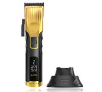Supreme Trimmer 2Spee STC922 - Tagliacapelli senza fili con lama rimovibile, durata 210 minuti, display digitale, 2 velocità regolabili, tagliacapelli professionale da barbiere con pettini guida