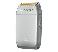 Supreme Trimmer Crunch STF602 - Rasoio elettrico da uomo, con durata di 150 minuti, impermeabile, per capelli corti o corti, uso barbiere, grigio