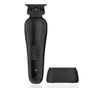 Supreme Trimmer Darkstar ST800 - Regolabarba da barbiere in metallo, con motore magnetico vettoriale, 180 minuti, 9100 giri/min, basso rumore e vibrazioni, lame DLC professionali per barba