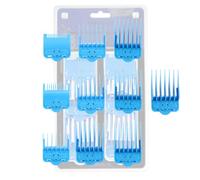 Supreme Trimmer Pettini guida per tagliacapelli - Protezioni magnetiche per tagliacapelli - 10 lunghezze di taglio - CMG100 blu