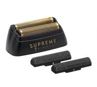 Supreme Trimmer - Rasoio e fogli di ricambio per rasoio a lamina, colore nero