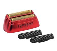 Supreme TRIMMER SB63 - Lamina di ricambio e taglierina per Crunch STF602 (rosso), ipoallergenica, per barbieri professionali