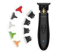 Supreme Trimmer T Shaper ST5190 - Rasoio per barba e capelli silenzioso senza fili, per uomo, durata 120 minuti, basso rumore, lama DLC Zero Gap | Ideale per pelli sensibili, bambini e anziani