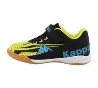 Supremo - Kappa 95k0233006, Scarpe da Ginnastica, Nero Giallo Turchese, 36 EU