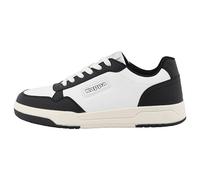 Supremo - Kappa 95k0251001, Scarpe da Ginnastica Uomo, Nero Bianco, 40 EU