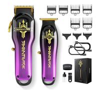 SUPRENT® PRO - Tagliacapelli professionale da uomo, con motore brushless e lama rivestita in DLC, tagliacapelli senza fili con tagliacapelli Zero Gap, kit di taglio per capelli di alta qualità, regalo