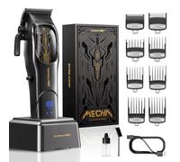 SUPRENT PRO Tagliacapelli professionale da uomo - Motore brushless ad alta coppia con lama in ceramica con rivestimento in carbonio simile a un diamante, set di tagliacapelli