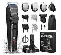 SUPRENT Regolabarba Uomo Professionale Rasoio Elettrico Barba e Capelli IPX7