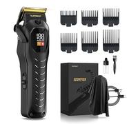 SUPRENT Set di tagliacapelli da uomo, ricaricabile, USB-C per professionisti e casalinghi, display a LED