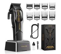 SUPRENT Tagliacapelli professionale da uomo, motore brushless ad alta coppia con lama in ceramica con rivestimento in carbonio simile al diamante,