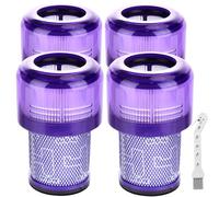 SupRovare 4 Pezzi Filtro per Dyson V12, Filtri per dyson V12, Filtro Ricambi Accessori per Dyson v12 Slim Absolute Lavabile Filtro Total Clean/Extra/Fluffy, Sostituire #971517-01