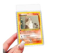 SUPRPETRIX Custodia magnetica per TCG/foto, porta carte trasparente progettata per MagSafe, compatibile con dispositivi iPhone, trasparente (scorrevole verso l'alto, trasparente, nessuna custodia per