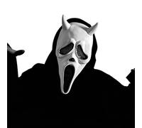 SUPRROW Maschera horror scream per Halloween, scr halloween, maschera per il viso fantasma, maschera per film, Scary Movie per bambini/adulti
