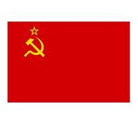 Supstick - Set di 8 adesivi con bandiera nazionale URSS formato 3 x 2 cm