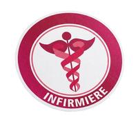 SupStick Vignette Caducee Infermiera Parabrezza - Vignette Caducee Rotondo Infermiere Vitrophanie