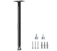 suptek 49 pollici esteso mini proiettore soffitto montaggio a parete regolabile con adattatori filettati per proiettore DVR Camera (PR05LMINIB)