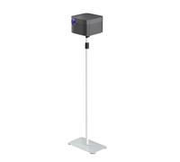 suptek Exdentable - Supporto per proiettore da 167,4 cm, girevole a 360°, altezza regolabile da 93 a 124 cm, staffa di montaggio per mini proiettore, compatibile con videocamera DVR Vlog e video da