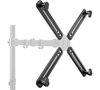 suptek Non VESA Supporto Adattatore Kit di Montaggio del Monitor per Schermo 13-27 Pollici Compatibile con VESA 75 * 75mm e 100 * 100mm WK002