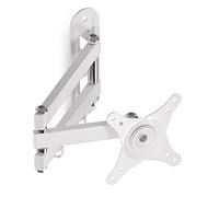 Suptek Supporto da parete per televisore, orientabile, per montaggio a parete Vesa da 15 - 32 pollici, 100 x 100, 75 x 75 mm, supporto da parete per TV fino a 13 kg, bianco (MA2720 W)