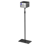 suptek Supporto da pavimento per proiettore, altezza regolabile da 10cm-14cm con rotazione di 360 gradi,Supporta Fino a 2 kg,Compatibile con proiettori, fotocamere, Webcam e altro,PR001F,Nero