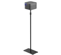 suptek Supporto da pavimento per proiettore, altezza regolabile da 13cm-17cm con rotazione di 360 gradi,Supporta Fino a 5 kg,Compatibile con proiettori, fotocamere, Webcam e altro,PR001FL,Nero