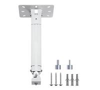 suptek Supporto da soffitto per proiettore, supporto da soffitto mini proiettore, supporto da parete regolabile con adattatori filettati per fotocamera DVR, max. 13,6 kg (PR05MINI)