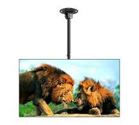 Suptek - Supporto da soffitto per TV a parete, adatto a schermi LCD, LED, al plasma da 37-75 pollici, pannello piatto, con VESA 600 x 400 (max), carico massimo fino a 60 kg, regolabile in altezza