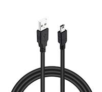 Suptig - Cavo di ricarica mini USB, confezione da 2 pezzi, compatibile per GoPro Hero 4 Hero 3+ Hero 3 Hero 2 Hero 1 (nero)