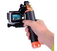 Suptig - Kit impugnatura impermeabile galleggiante con grilletto di scatto per fotocamere GoPro Hero 8, Hero 7, Hero 6, Hero 5, Hero 4, Hero 3, Hero 3+, Yi Action, Yi 4K, Yi 4K+ Action e SJCAM
