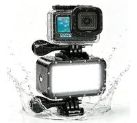 Suptig Luci subacquee subacquee compatibili con GoPro DJI Action Camera Insta 360 Akaso impermeabile 45 m