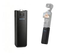 Suptig Manico batteria 5000 mAh per DJI Osmo Pocket 3, Pocket 4, Xtra Muse - Ricambio per batteria DJI Osmo Pocket 3, impugnatura di ricarica rapida USB-C con supporto treppiede da 0,25"